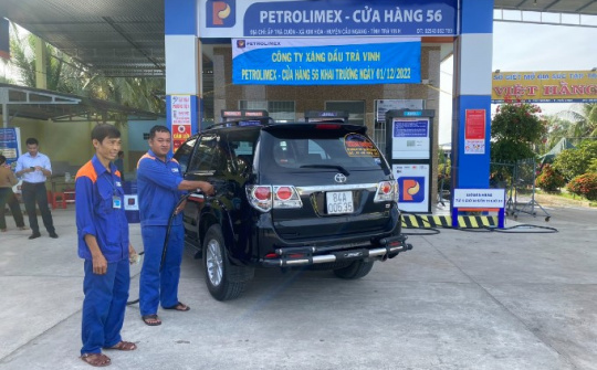 Petrolimex Trà Vinh khai trương cửa hàng xăng dầu số 56