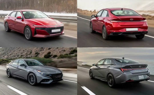Lộ thiết kế của Hyundai Elantra facelift 2023: Đầu xe đầy táo bạo