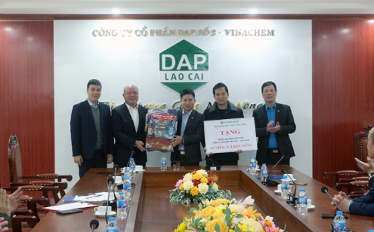 Lãnh đạo VINACHEM thăm, chúc Tết tại Công ty TNHH MTV Apatit Việt Nam và Công ty CP DAP số 2 – VINACHEM