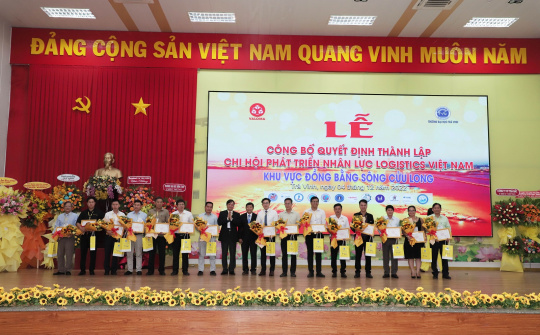 Hiệp hội Phát triển nhân lực Logistics Việt Nam ra mắt Chi hội khu vực Đồng bằng Sông Cửu Long