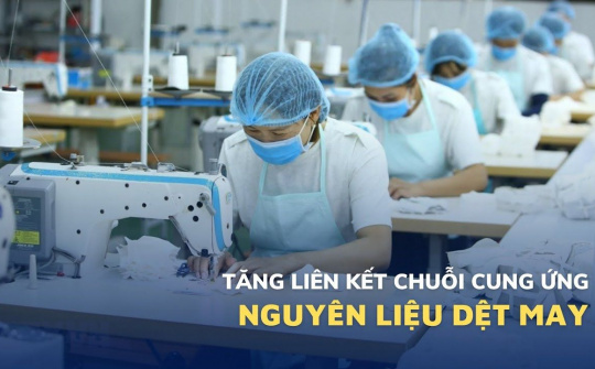 Tăng liên kết chuỗi cung ứng nguyên liệu cho ngành dệt may
