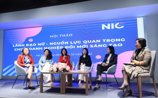 Thúc đẩy vai trò của lãnh đạo nữ trong doanh nghiệp đổi mới sáng tạo