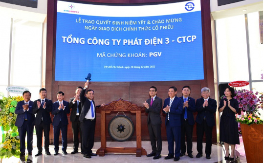 Hơn 1,2 tỷ cổ phiếu EVNGENCO3 chính thức niêm yết trên sàn giao dịch chứng khoán TP. Hồ Chí Minh