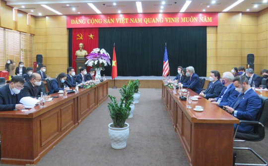 Việt Nam - Hoa Kỳ thúc đẩy hợp tác thực hiện các cam kết của Hội nghị COP26