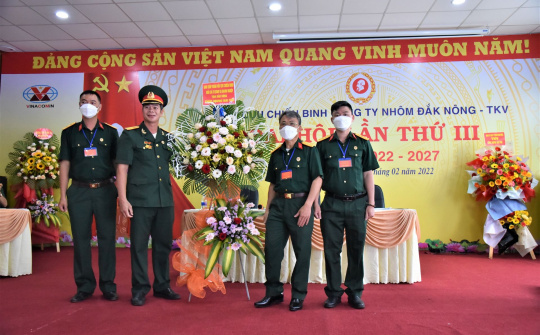 Công ty Nhôm Đắk Nông-TKV: Tổ chức Đại hội Hội Cựu chiến binh lần thứ III