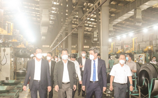 Bí thư Thành ủy Đà Nẵng đến thăm và chúc Tết DRC nhân dịp ra quân đầu năm 2022