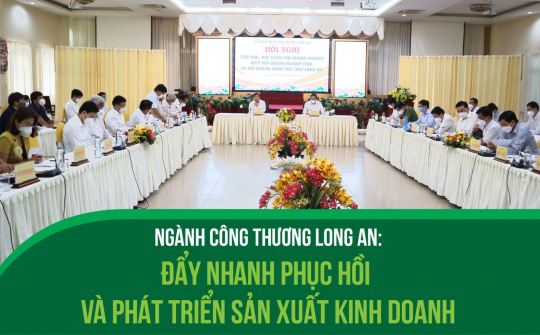 Ngành Công Thương Long An: Đẩy nhanh phục hồi và phát triển sản xuất kinh doanh