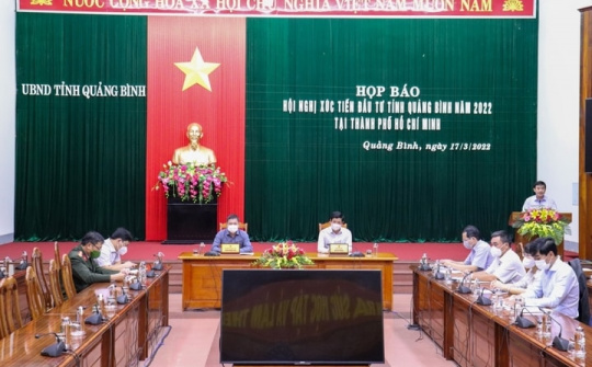 Sắp diễn ra Hội nghị xúc tiến đầu tư tỉnh Quảng Bình năm 2022