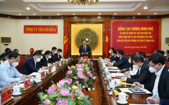 Bộ Công Thương khuyến khích đẩy mạnh xây dựng chiến lược, đề án phát triển Công nghiệp và Thương mại tỉnh Thanh Hóa