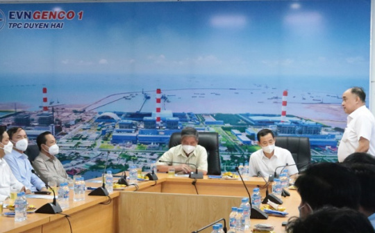 Ban Nội chính Trung ương cùng Tỉnh ủy Trà Vinh thăm và làm việc tại Nhiệt điện Duyên Hải