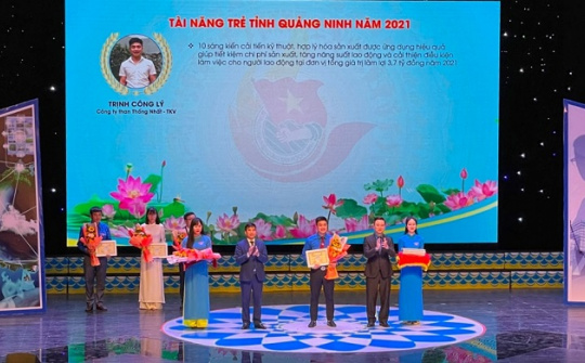 Hai đoàn viên thanh niên Than Thống Nhất được tuyên dương gương mặt trẻ, tài năng trẻ