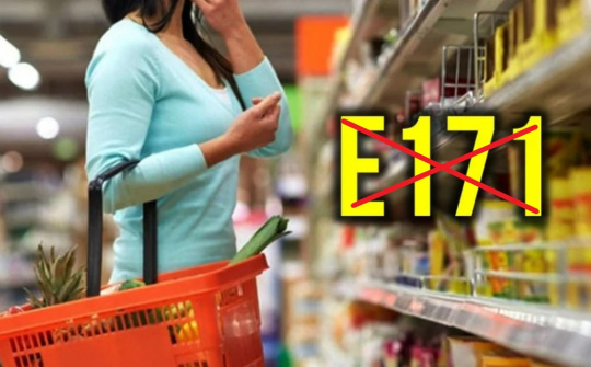 Từ ngày 7/8/2022, EU cấm các loại thực phẩm có chứa màu thực phẩm E171