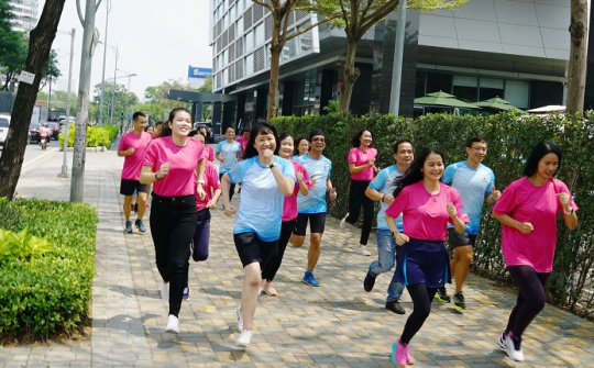 Công đoàn PV GAS hưởng ứng giải Chạy bộ online “Xuân Dầu khí 2022”