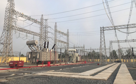 Hoàn thành Trạm biến áp 220kV Châu Thành (Hậu Giang) và đấu nối