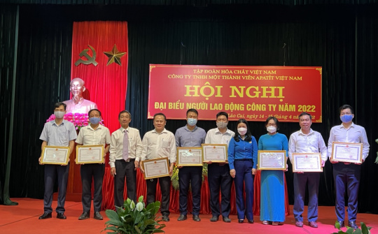 Công ty Apatit Việt Nam: Điểm sáng trong sản xuất kinh doanh và chăm lo đời sống người lao động