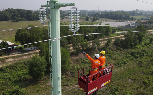 Khẩn trương thi công trạm biến áp kỹ thuật số đầu tiên của TP. Hồ Chí Minh