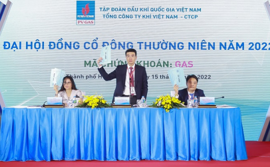 Đại hội đồng cổ đông PV GAS thống nhất tỷ lệ chia cổ tức năm 2021 là 30%