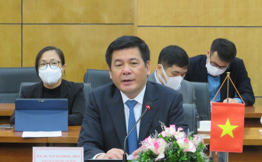 Bộ trưởng Nguyễn Hồng Diên đề nghị Đại sứ Nam Phi kết nối các đối tác trong lĩnh vực than, khoáng sản