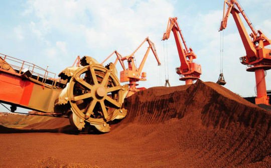 Giá quặng sắt tại Trung Quốc chạm mức thấp nhất hơn 1 tháng trở lại đây