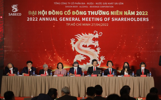 Năm 2022, SABECO đẩy mạnh quá trình chuyển đổi, nâng cao giá trị của doanh nghiệp