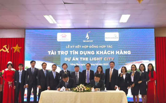 Hodeco - Vietcombank Vũng Tàu:Tài trợ tín dụng dự án Khu Đô thị The Light City