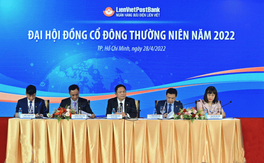 Ngân hàng Bưu điện Liên Việt: Phấn đấu lợi nhuận trước thuế đạt 3.638 tỷ đồng năm 2022