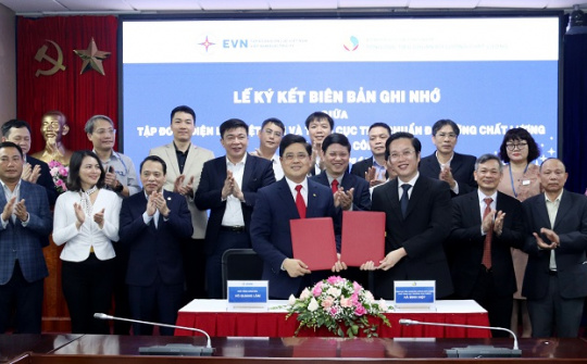 EVN hợp tác với Tổng cục Tiêu chuẩn Đo lường Chất lượng