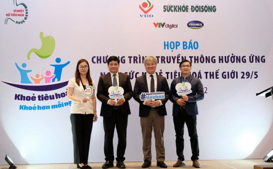 Vinamilk đồng hành mang thông điệp “Khỏe tiêu hóa - Khỏe hơn mỗi ngày” đến với cộng đồng