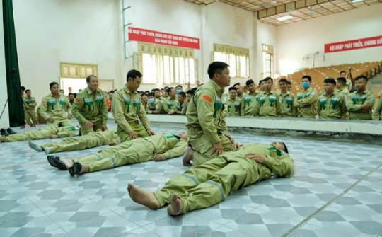 Công ty Truyền tải điện 1 hoàn thành Huấn luyện Mạng lưới an toàn vệ sinh viên năm 2022