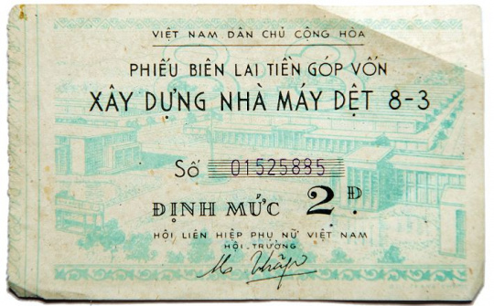 [Truyền thống Công Thương] Vận động góp vốn xây dựng Nhà máy Dệt 8/3