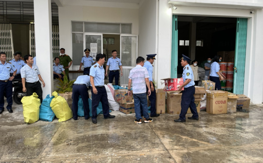 Ninh Thuận tiêu huỷ gần 36.000 bao thuốc lá nhập lậu