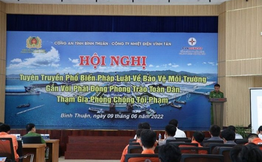 Nhà máy Nhiệt điện Vĩnh Tân 2: Nâng cao nhận thức pháp luật về bảo vệ môi trường