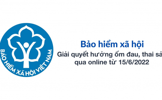 Giải quyết hưởng chế độ ốm đau, thai sản qua online từ 15/6/2022