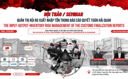 Sắp diễn ra Hội thảo Quản trị rủi ro trong Báo cáo quyết toán hải quan