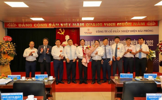 Công ty cổ phần Nhiệt điện Hải Phòng thống nhất mức chia cổ tức bằng tiền mặt 8%