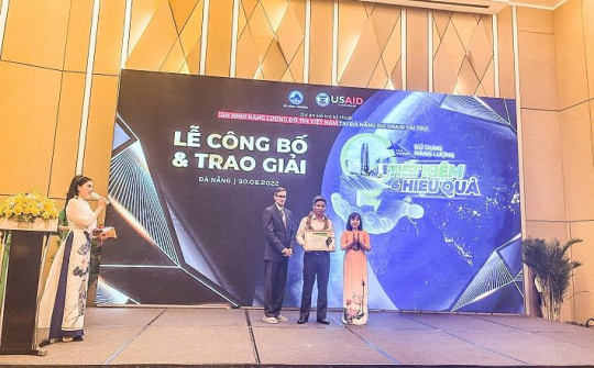 DRC đạt giải Nhất “Giải thưởng sử dụng năng lượng tiết kiệm & hiệu quả”