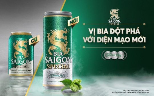 Bia Saigon Special mới với công nghệ ủ bia đặc biệt “dry hopping”