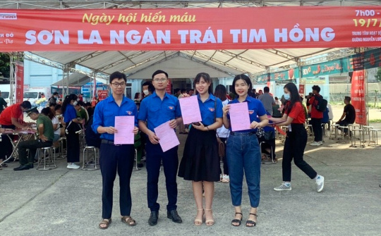 Tuổi trẻ Sở Công Thương Sơn La hết mình vì Hành trình đỏ