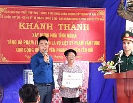 Xi măng Long Sơn: trao tặng Nhà tình nghĩa tại Yên Mô, Ninh Bình