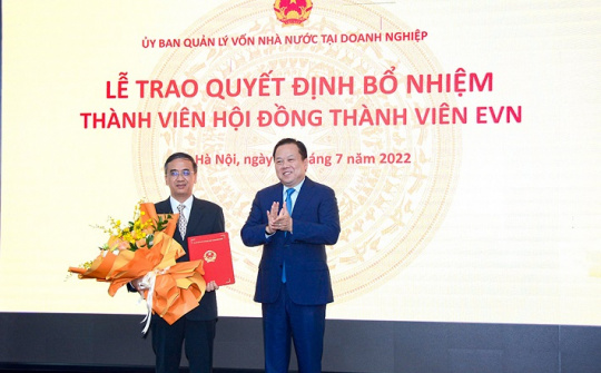 Công bố quyết định bổ nhiệm Thành viên Hội đồng thành viên EVN