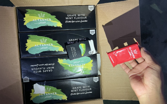 Bình Dương: Phát hiện trên 210.000 bao thuốc nghi vấn là shisha