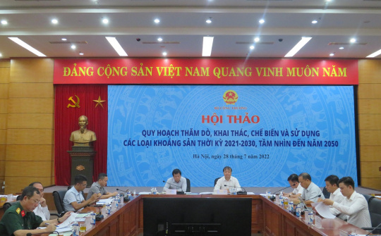 Phát triển công nghiệp khoáng sản theo quy hoạch chung của quốc gia
