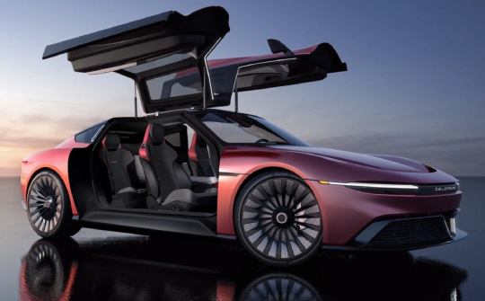 DeLorean Alpha-5: Mẫu coupe điện dáng đẹp, kế thừa tinh thần của DMC-12 huyền thoại