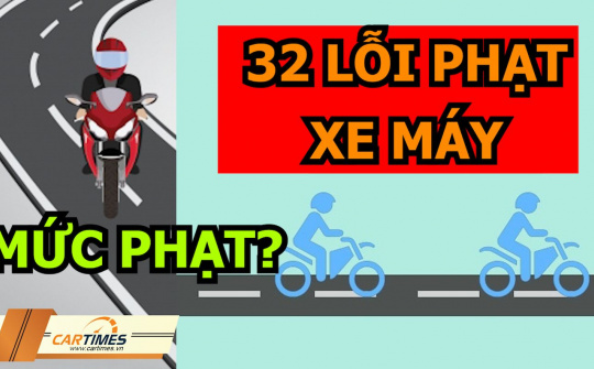 32 lỗi của xe máy hay mắc phải và mức phạt mới nhất năm 2021