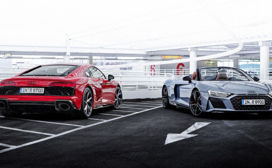 Chi tiết Audi R8 V10 Performance RWD 2022