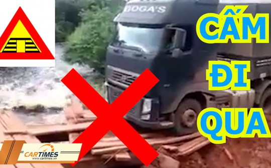 12 biển báo nguy hiểm người đi ô tô nhất định phải biết