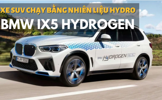 BMW iX5 Hydrogen: Xe chạy pin nhiên liệu hydro