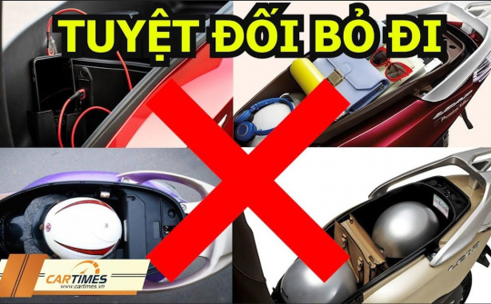 10 đồ vật tuyệt đối không được để vào cốp xe máy khi trời nắng nóng