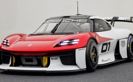 Porsche Mission R concept: Siêu phẩm xe đua của tương lai