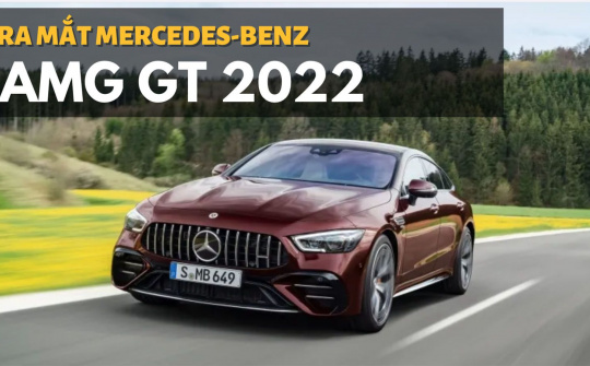 Mercedes-AMG GT 4 cửa 2022 ra mắt: Nội thất rộng rãi hơn